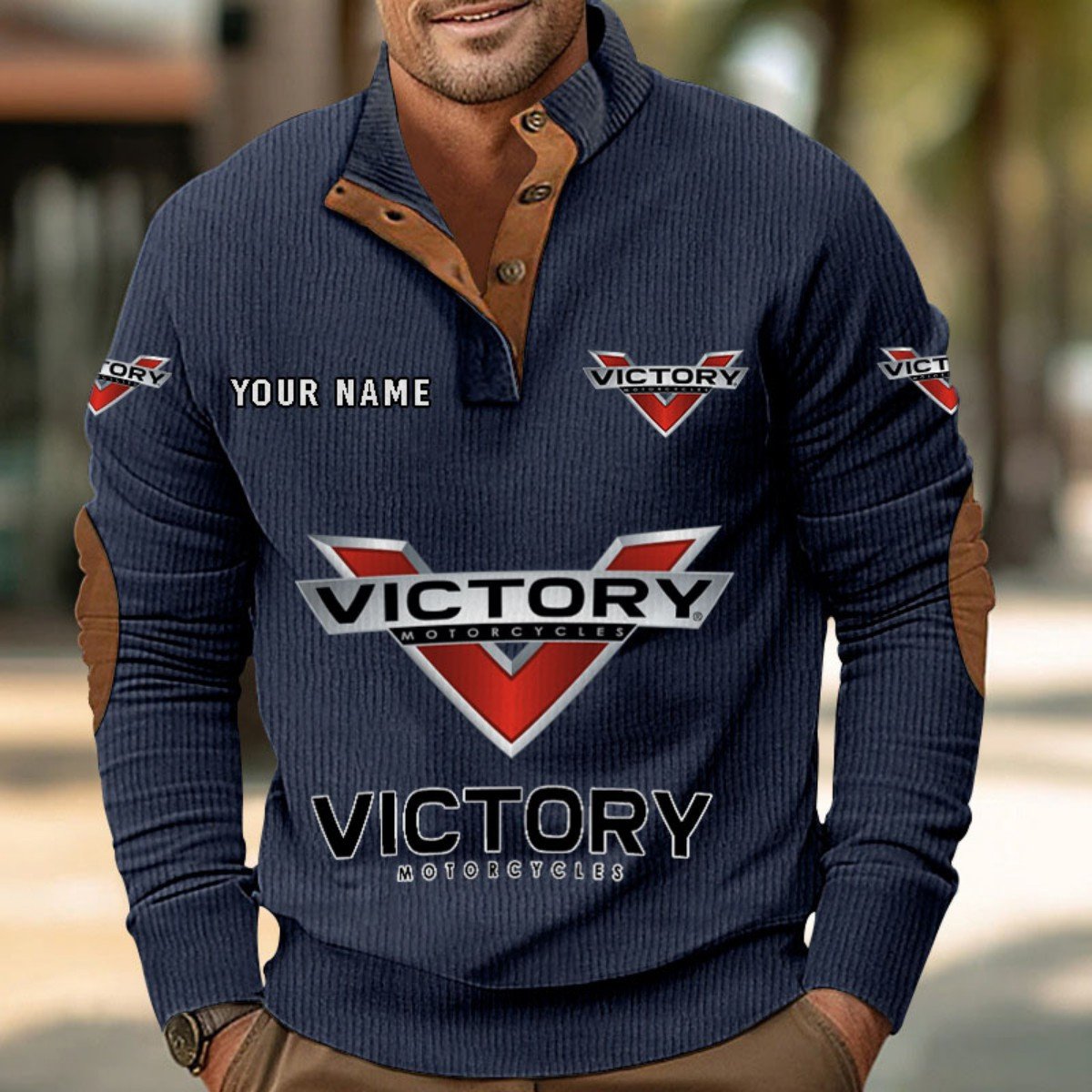 Victory Motorcycles Strickpullover – Bild 2
