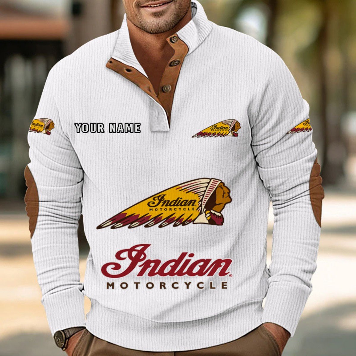 Indian Motorcycle Strickpullover – Bild 7