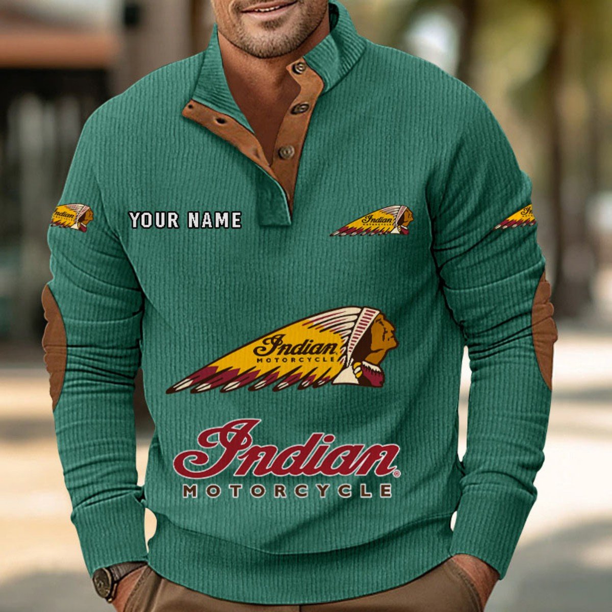 Indian Motorcycle Strickpullover – Bild 10
