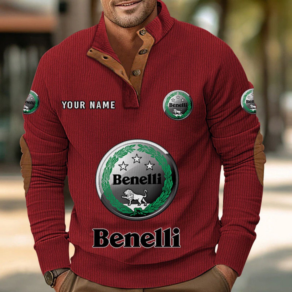 Benelli Motorcycles Strickpullover – Bild 4