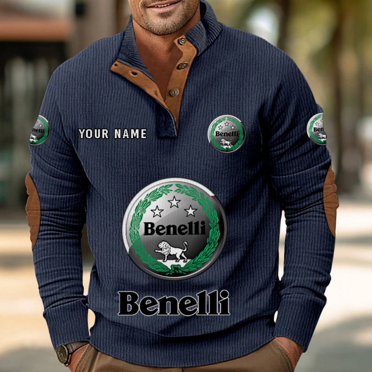 Benelli Motorcycles Strickpullover – Bild 2
