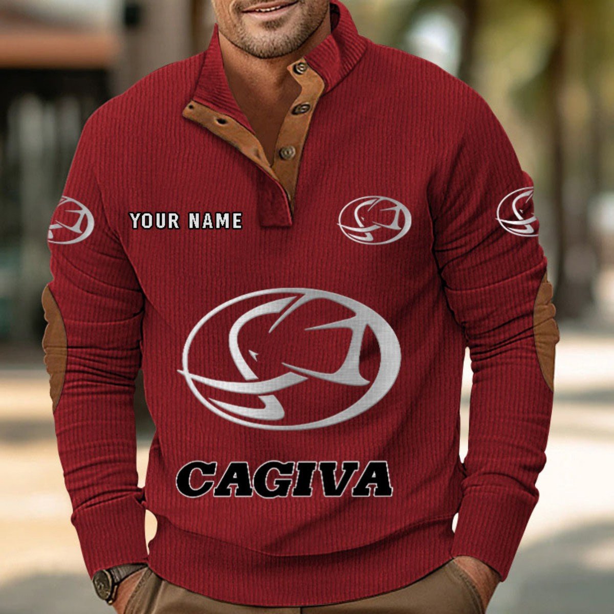 Cagiva Motorcycles Strickpullover – Bild 3