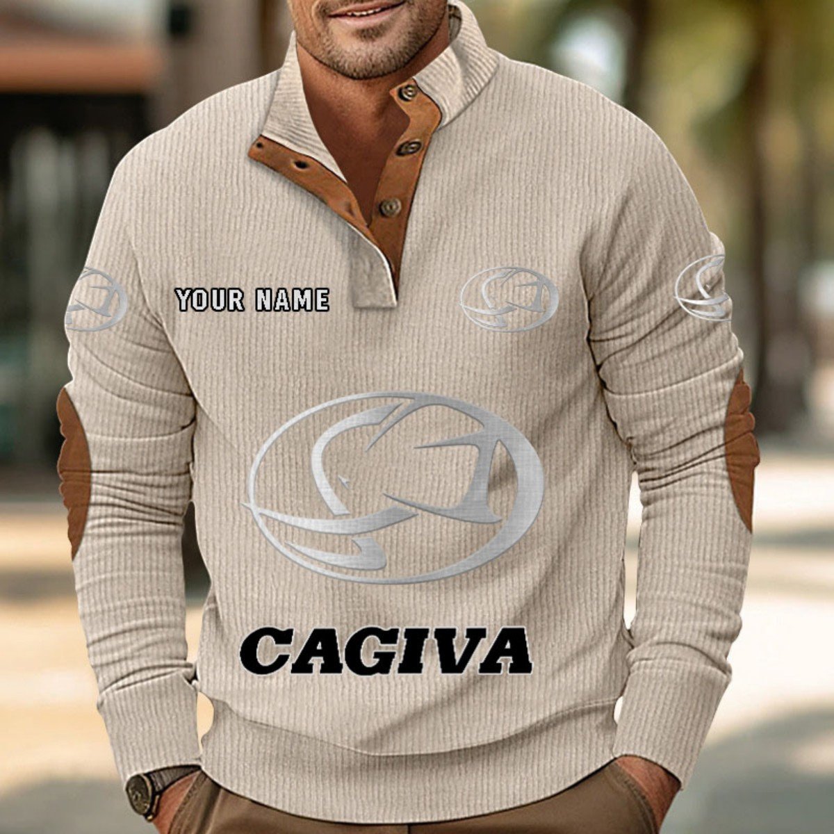 Cagiva Motorcycles Strickpullover – Bild 5