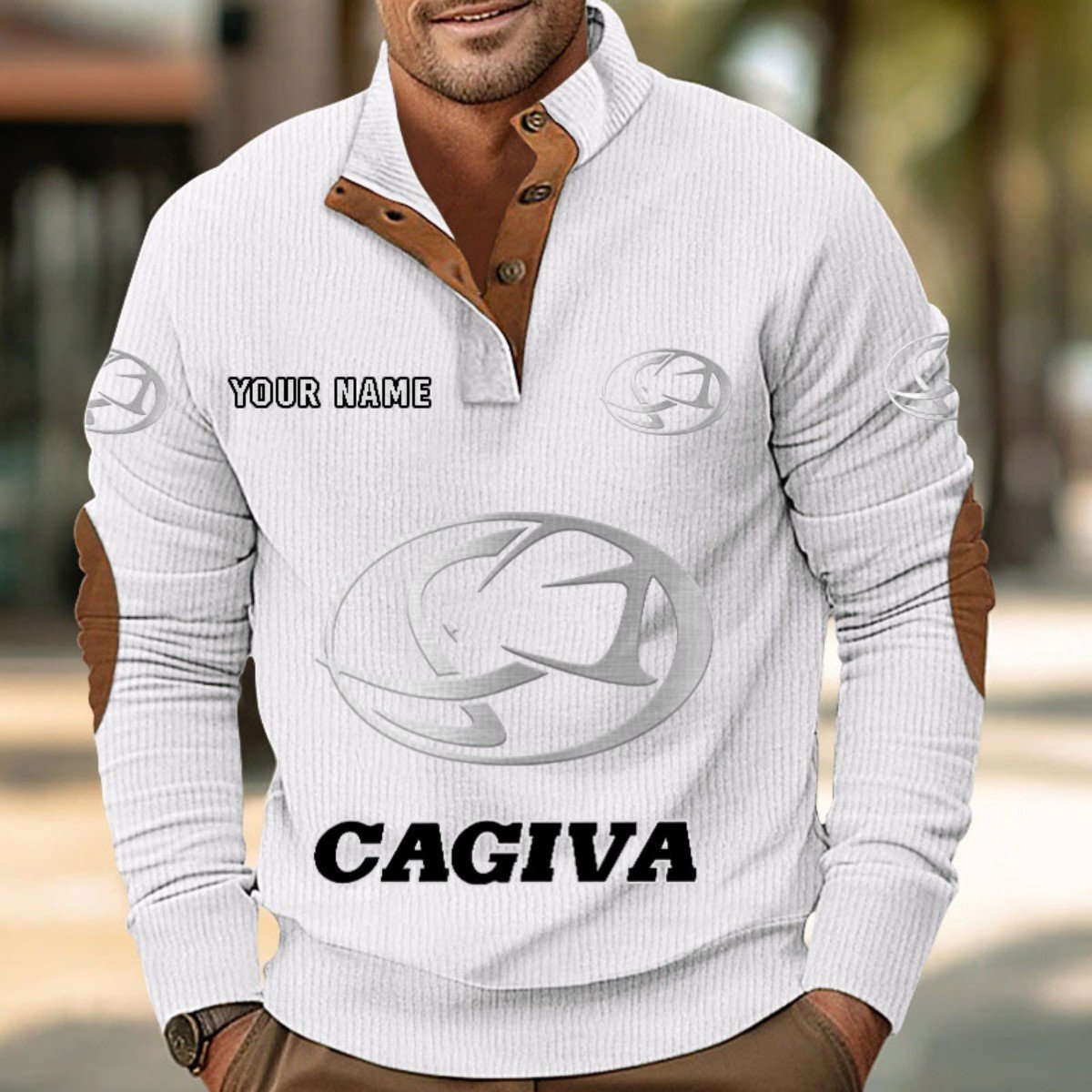 Cagiva Motorcycles Strickpullover – Bild 7