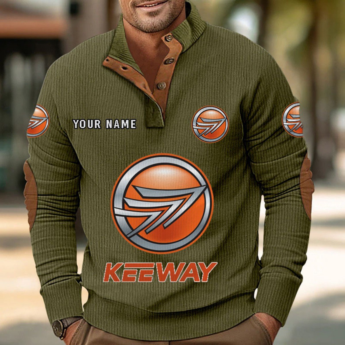 Keeway Motorcycles Strickpullover – Bild 8