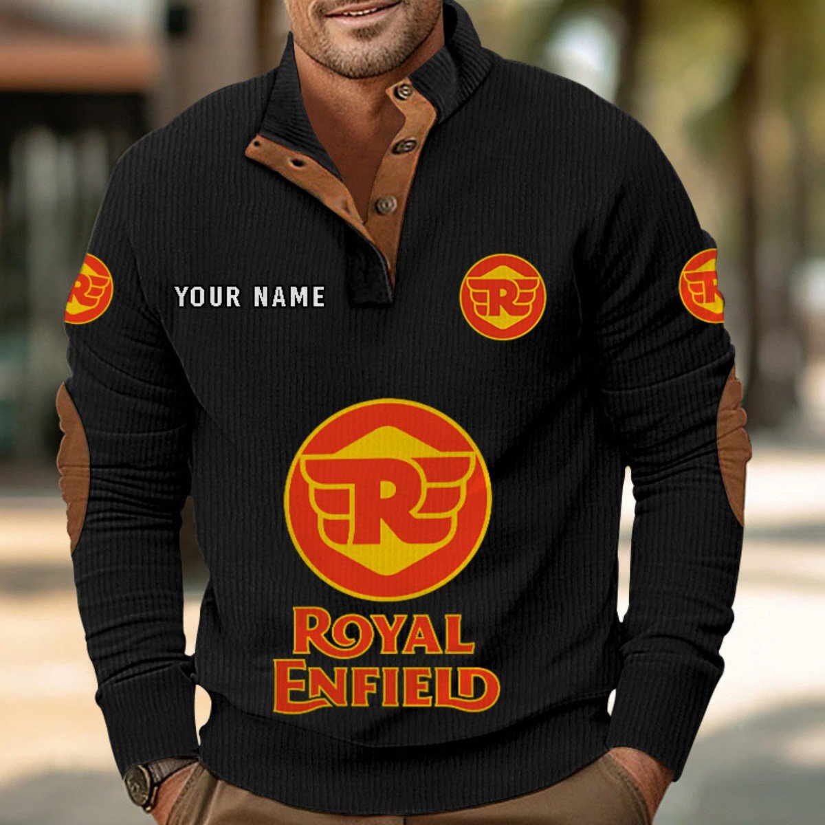 Royal Enfield Strickpullover – Bild 3