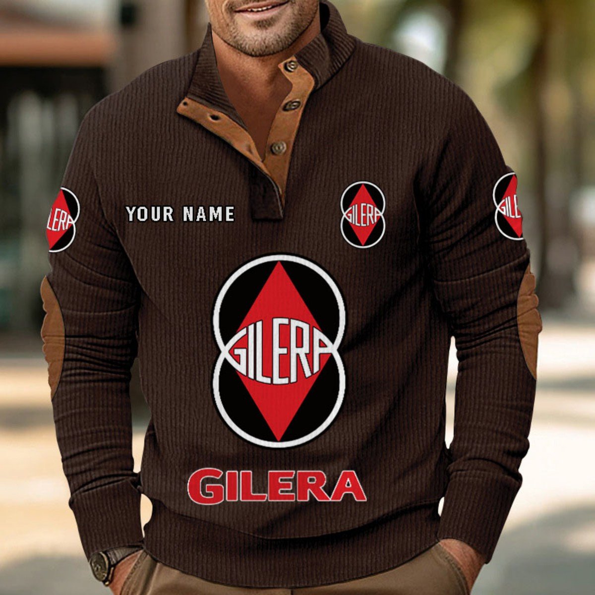 Gilera Motorcycles Strickpullover – Bild 4