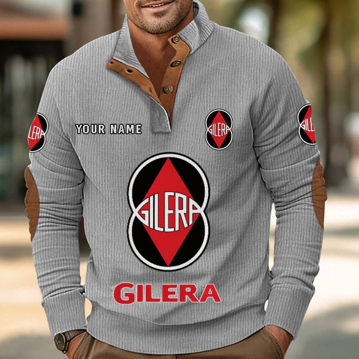 Gilera Motorcycles Strickpullover – Bild 6