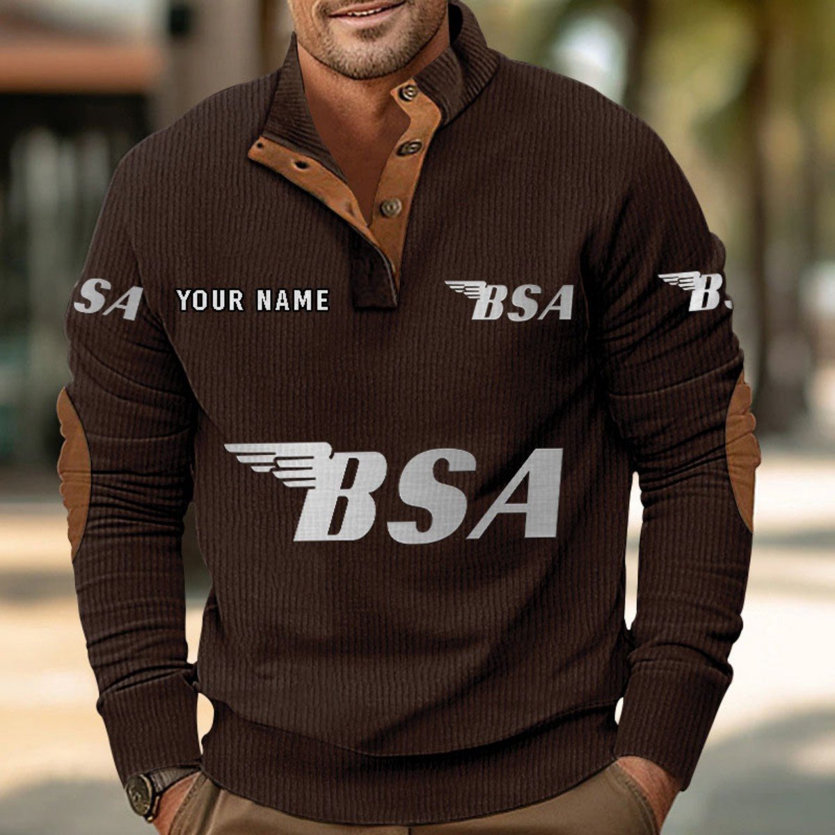 BSA Motorcycles Strickpullover – Bild 4
