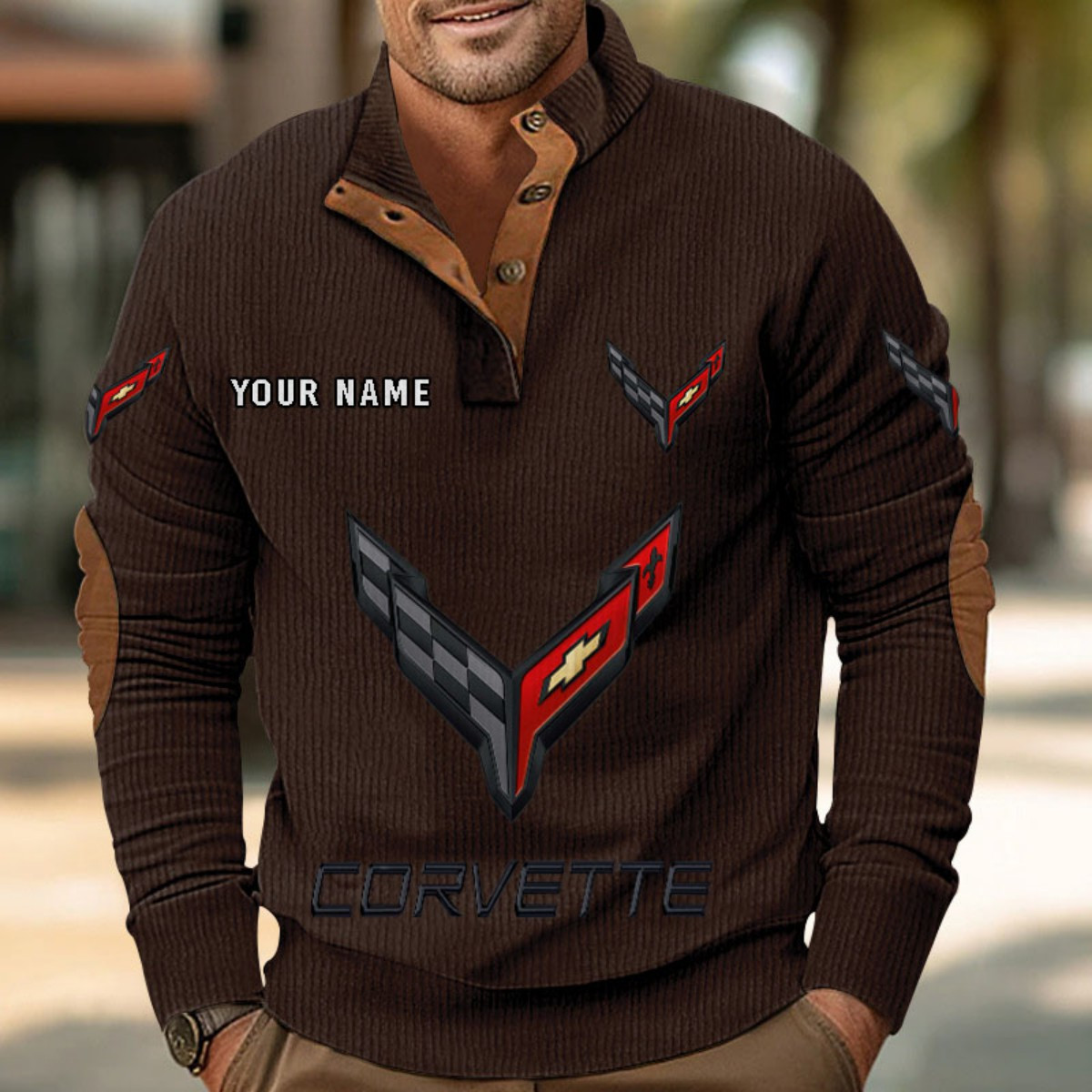 Chevrolet Corvette Strickpullover – Bild 4