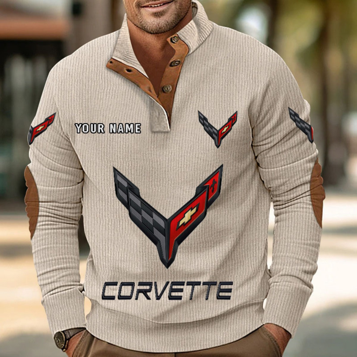 Chevrolet Corvette Strickpullover – Bild 5