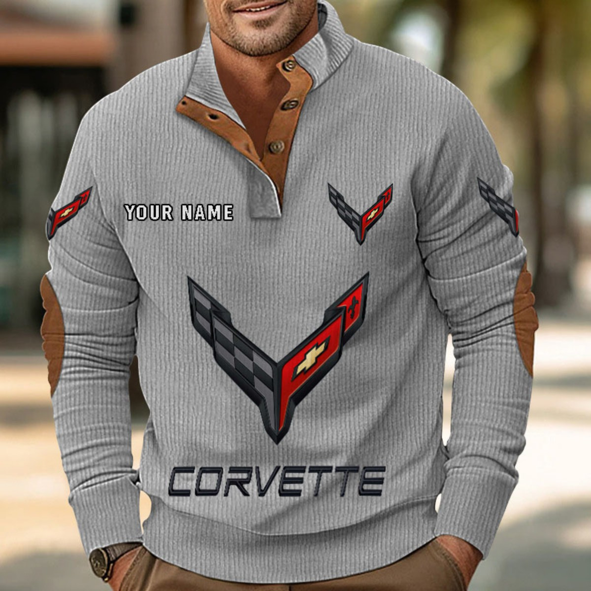 Chevrolet Corvette Strickpullover – Bild 6