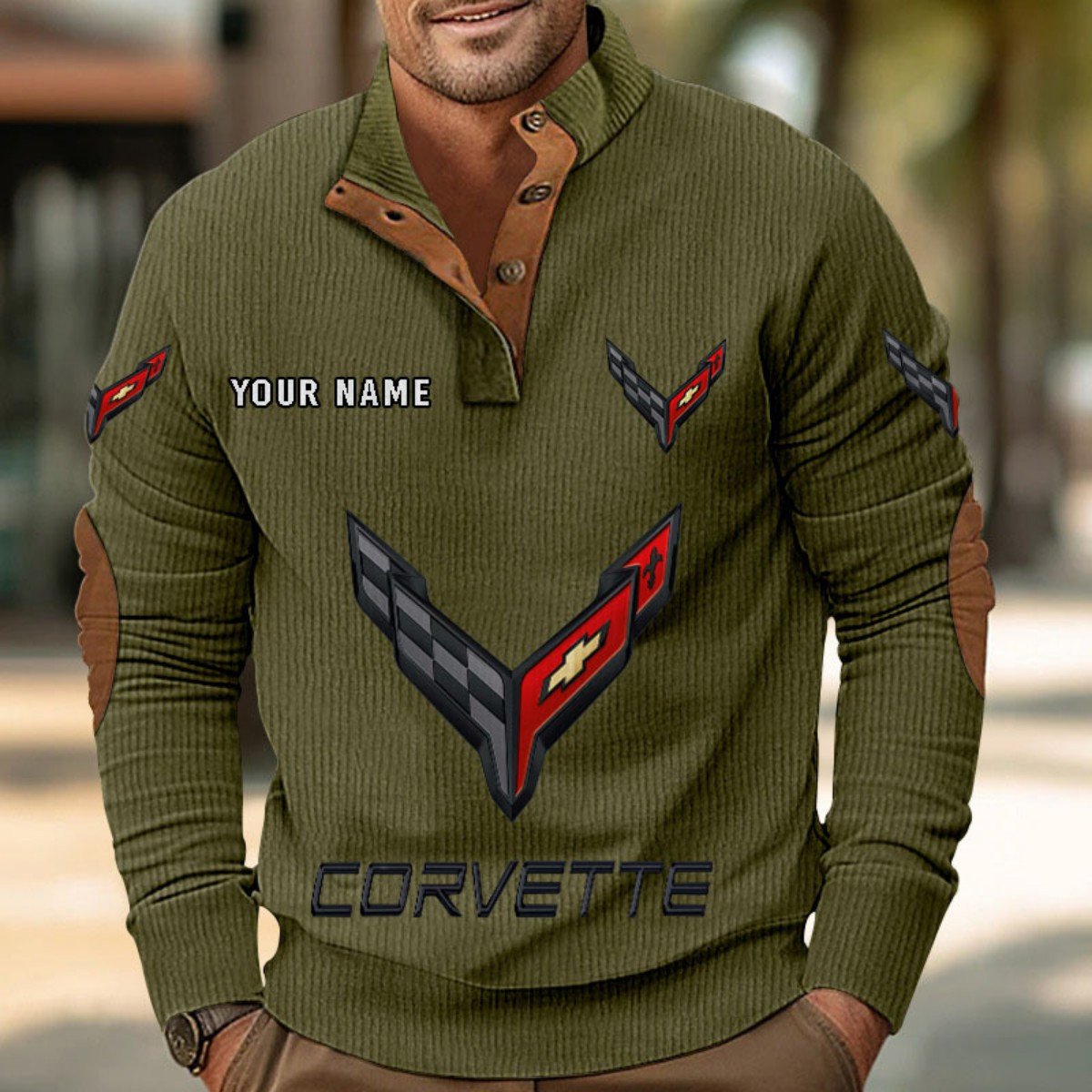Chevrolet Corvette Strickpullover – Bild 8