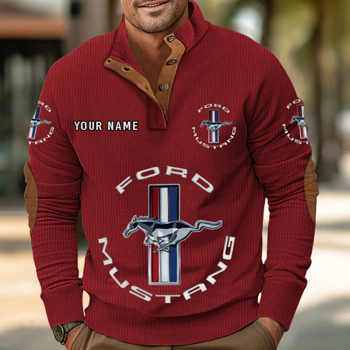 Ford Mustang Strickpullover – Bild 3
