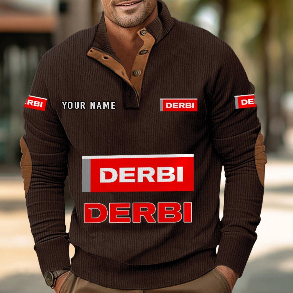 Derbi Motorcycles Strickpullover – Bild 4
