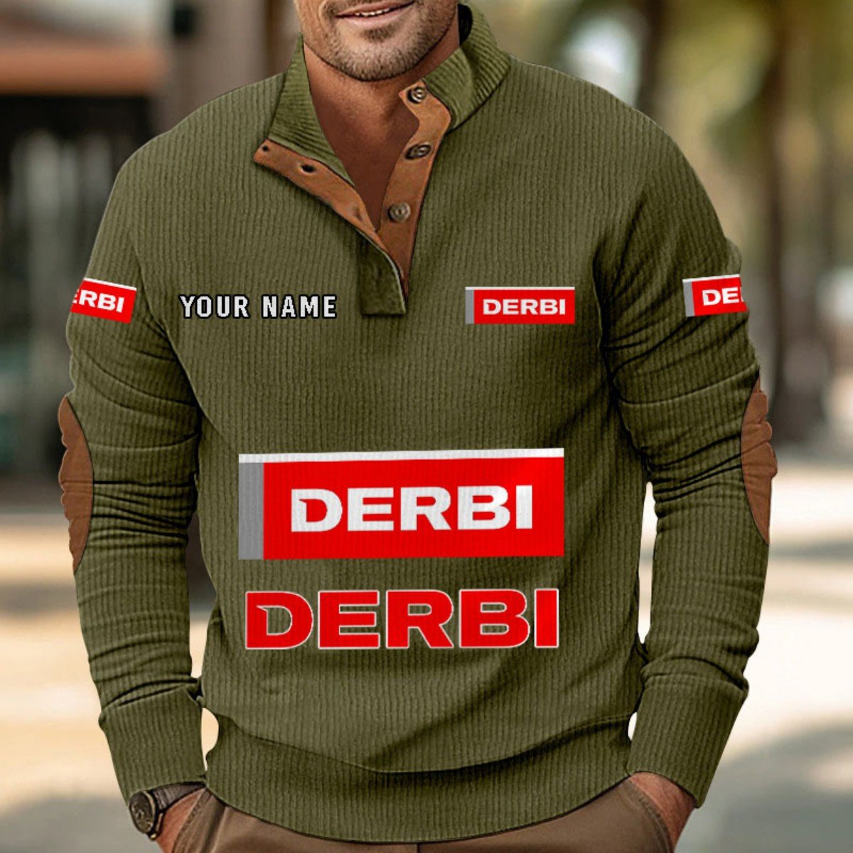 Derbi Motorcycles Strickpullover – Bild 8