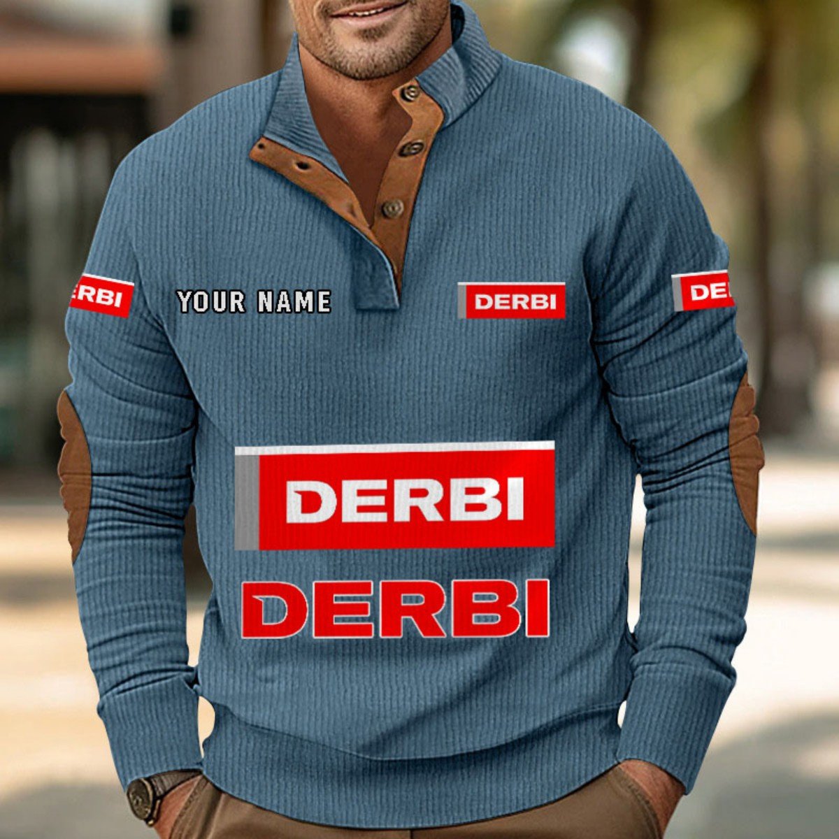 Derbi Motorcycles Strickpullover – Bild 9