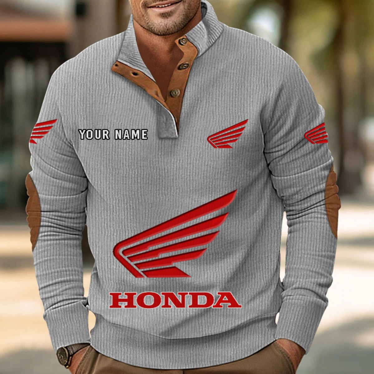 Honda Motorcycle Strickpullover – Bild 6