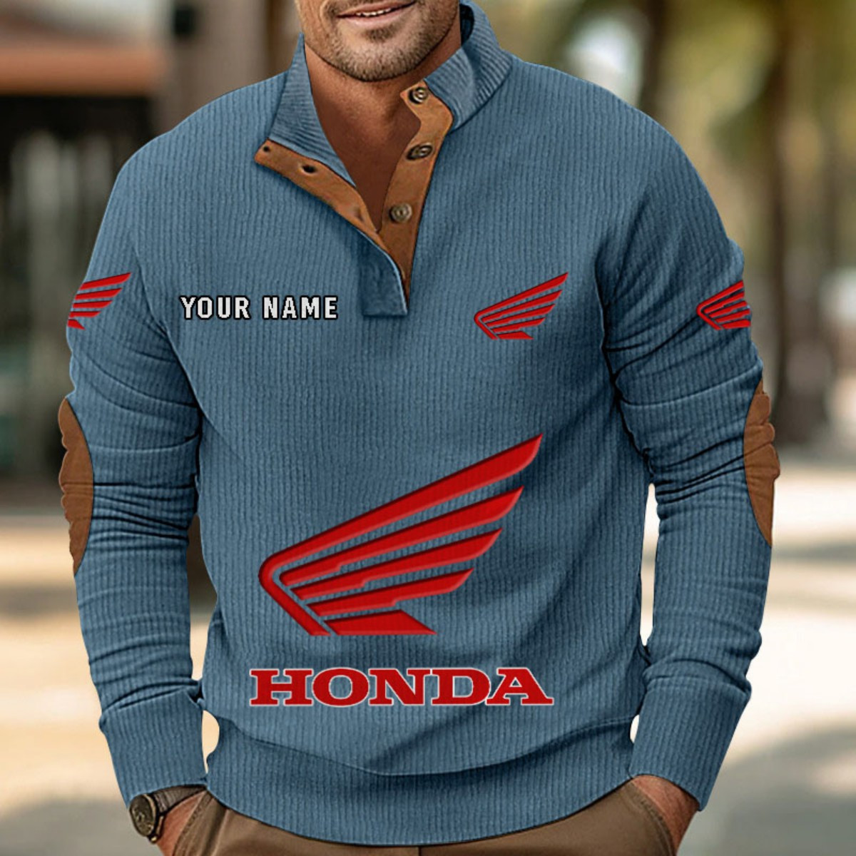 Honda Motorcycle Strickpullover – Bild 9