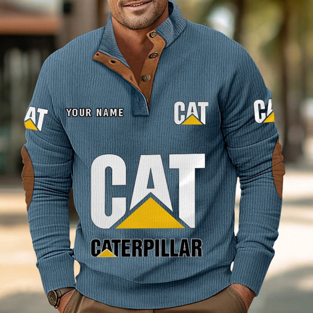 Caterpillar Inc Strickpullover – Bild 9