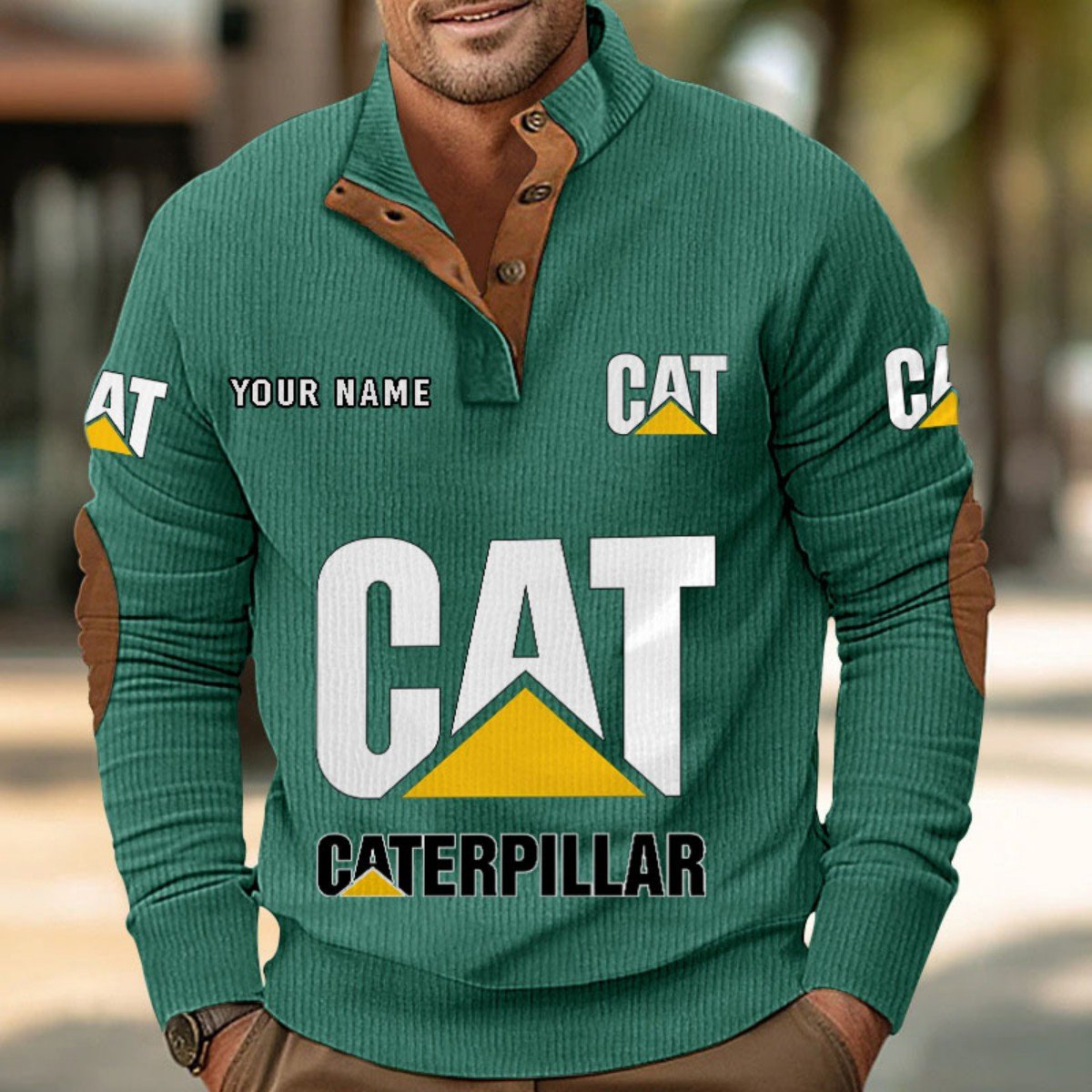Caterpillar Inc Strickpullover – Bild 10