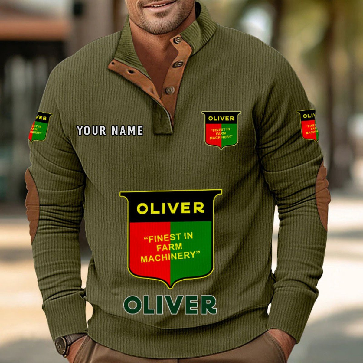 Oliver Tractor Strickpullover