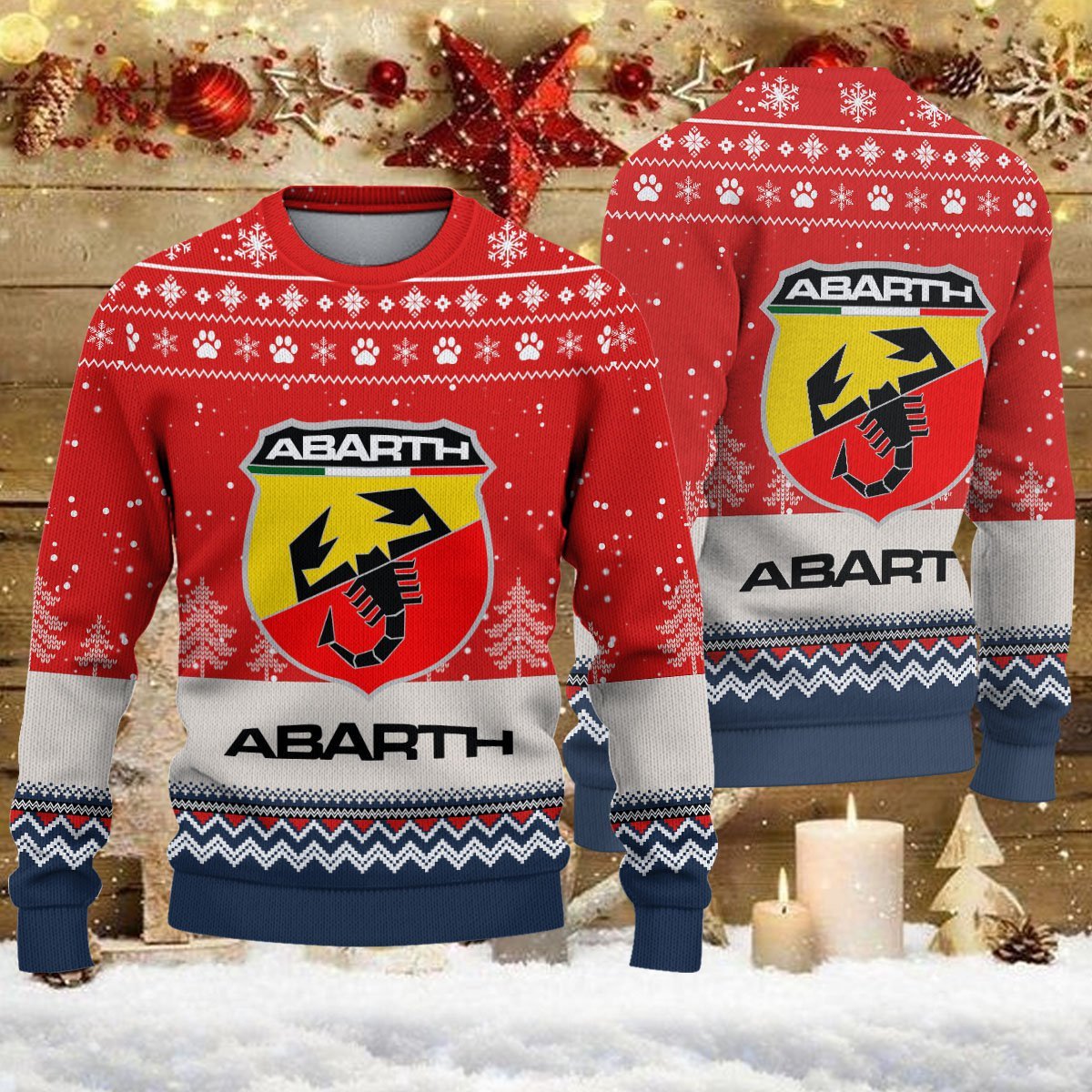 Weihnachtspullover Abarth - Ugly Christmas Sweater