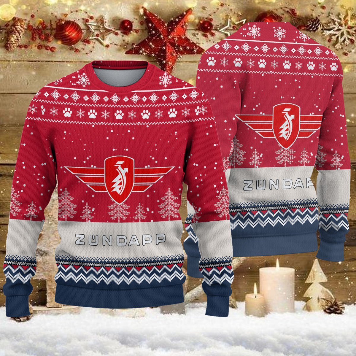 Weihnachtspullover Zundapp - Ugly Christmas Sweater