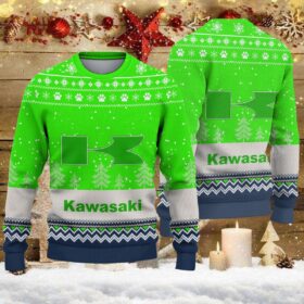 Weihnachtspullover Kawasaki – Ugly Christmas Sweater