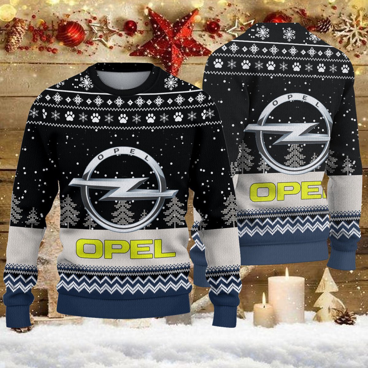 Weihnachtspullover Opel – Ugly Christmas Sweater