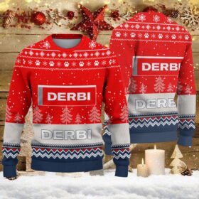 Weihnachtspullover Derbi Motorcycles – Ugly Christmas Sweater