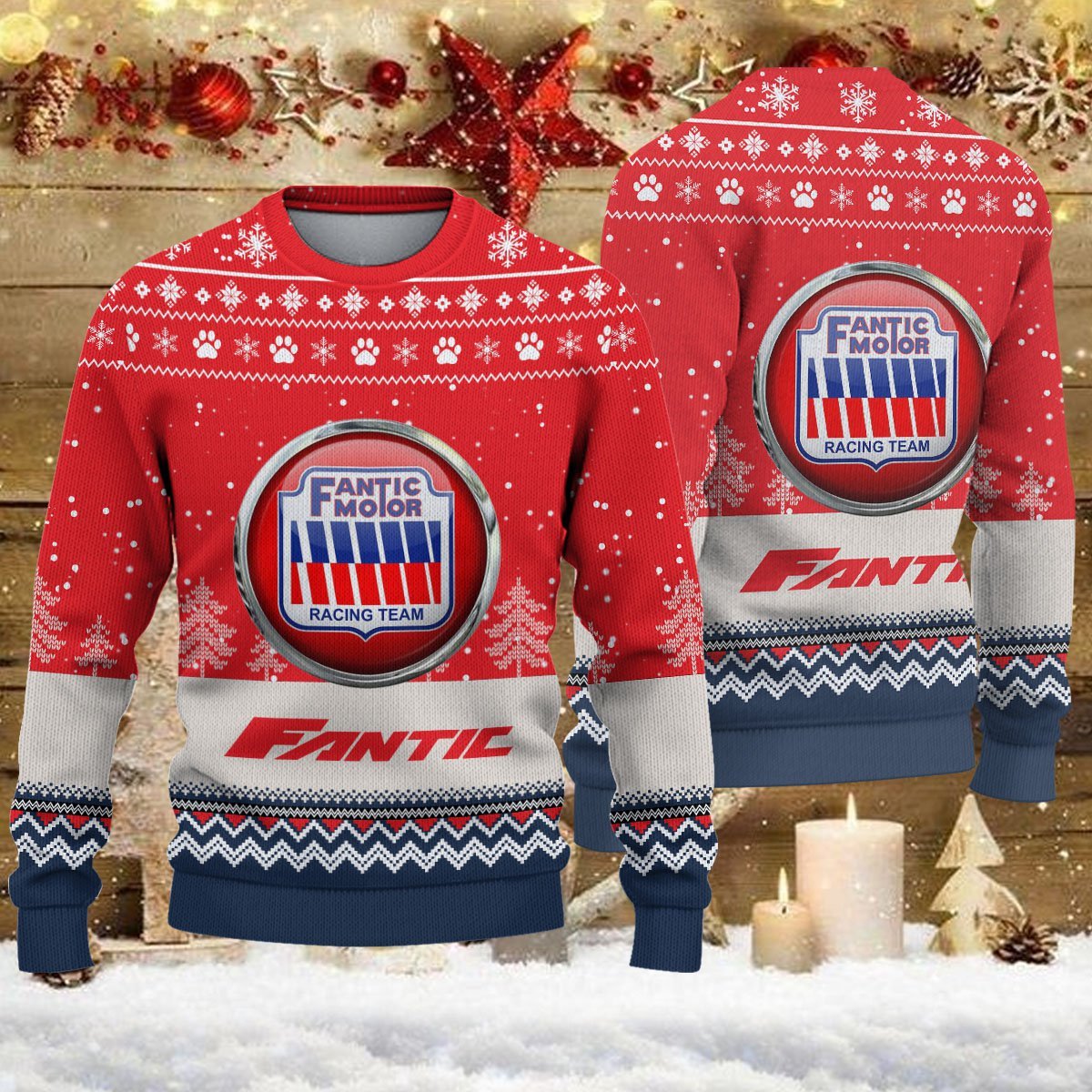 Weihnachtspullover Fantic Motorcycles - Ugly Christmas Sweater