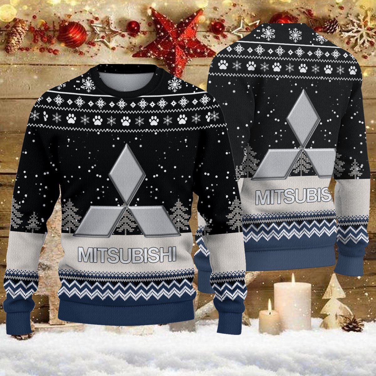 Weihnachtspullover Mitsubishi – Ugly Christmas Sweater