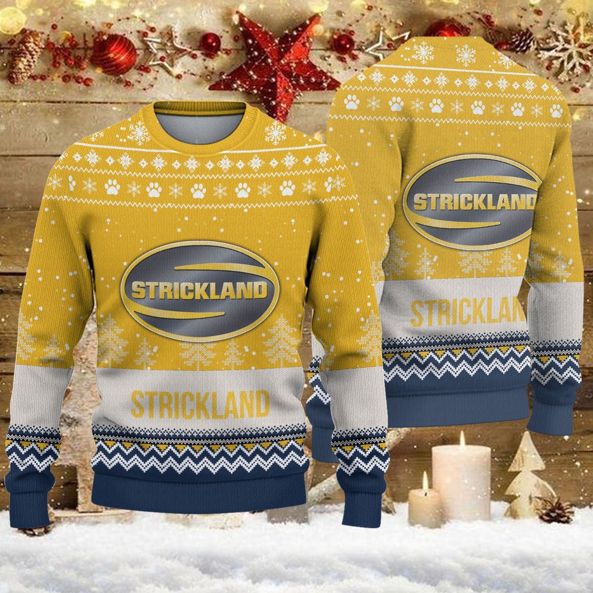 Weihnachtspullover Strickland - Ugly Christmas Sweater