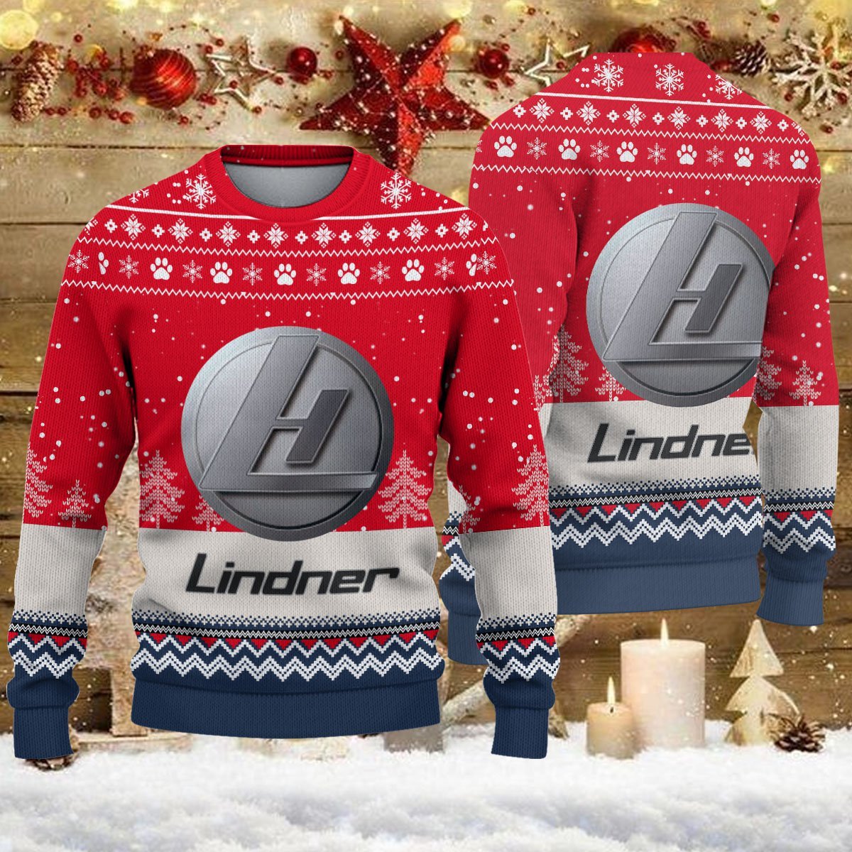 Weihnachtspullover Lindner - Ugly Christmas Sweater