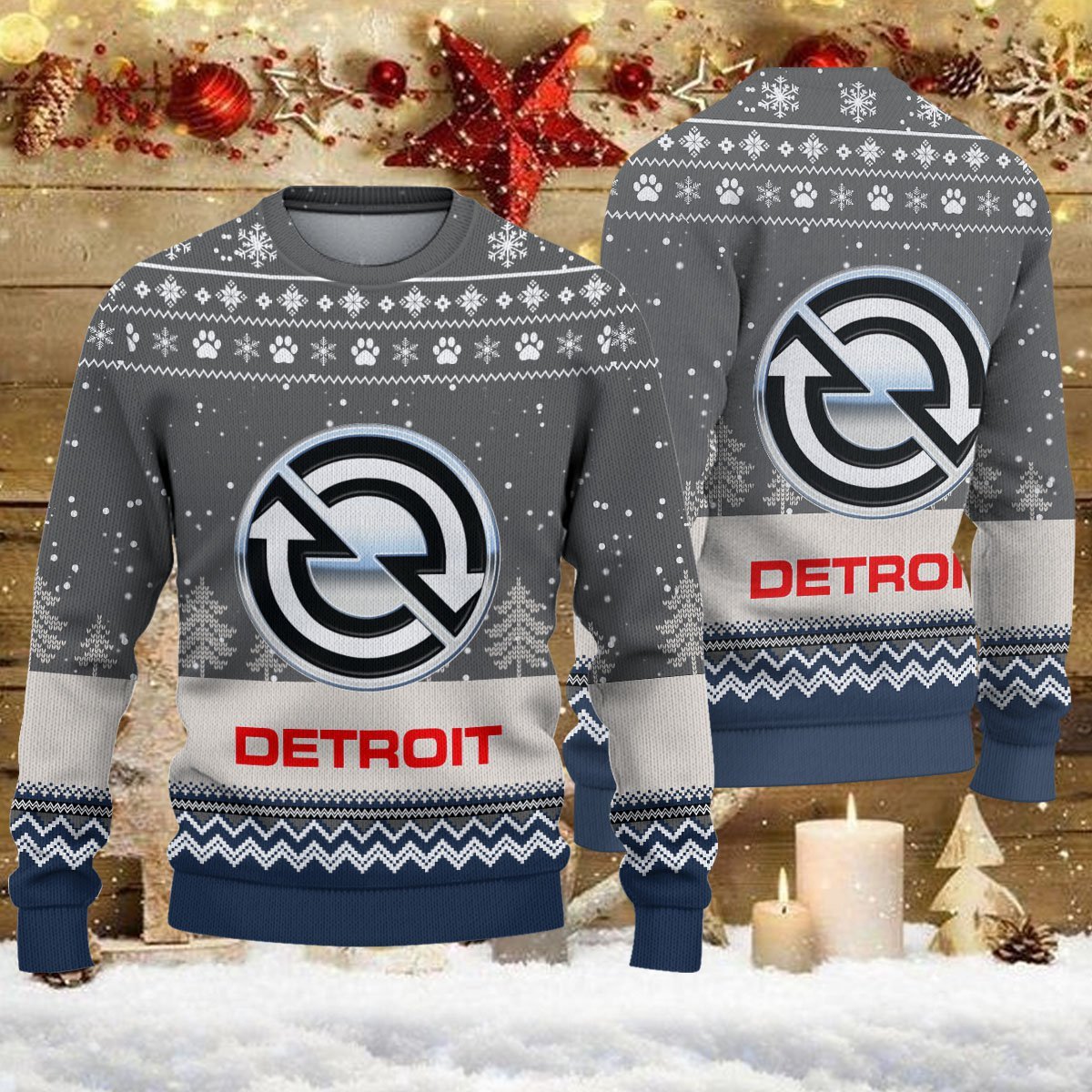 Weihnachtspullover Detroit Diesel - Ugly Christmas Sweater