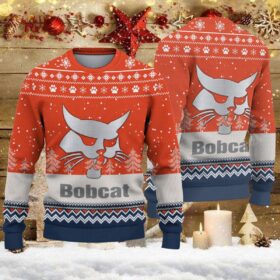 Weihnachtspullover Bobcat – Ugly Christmas Sweater