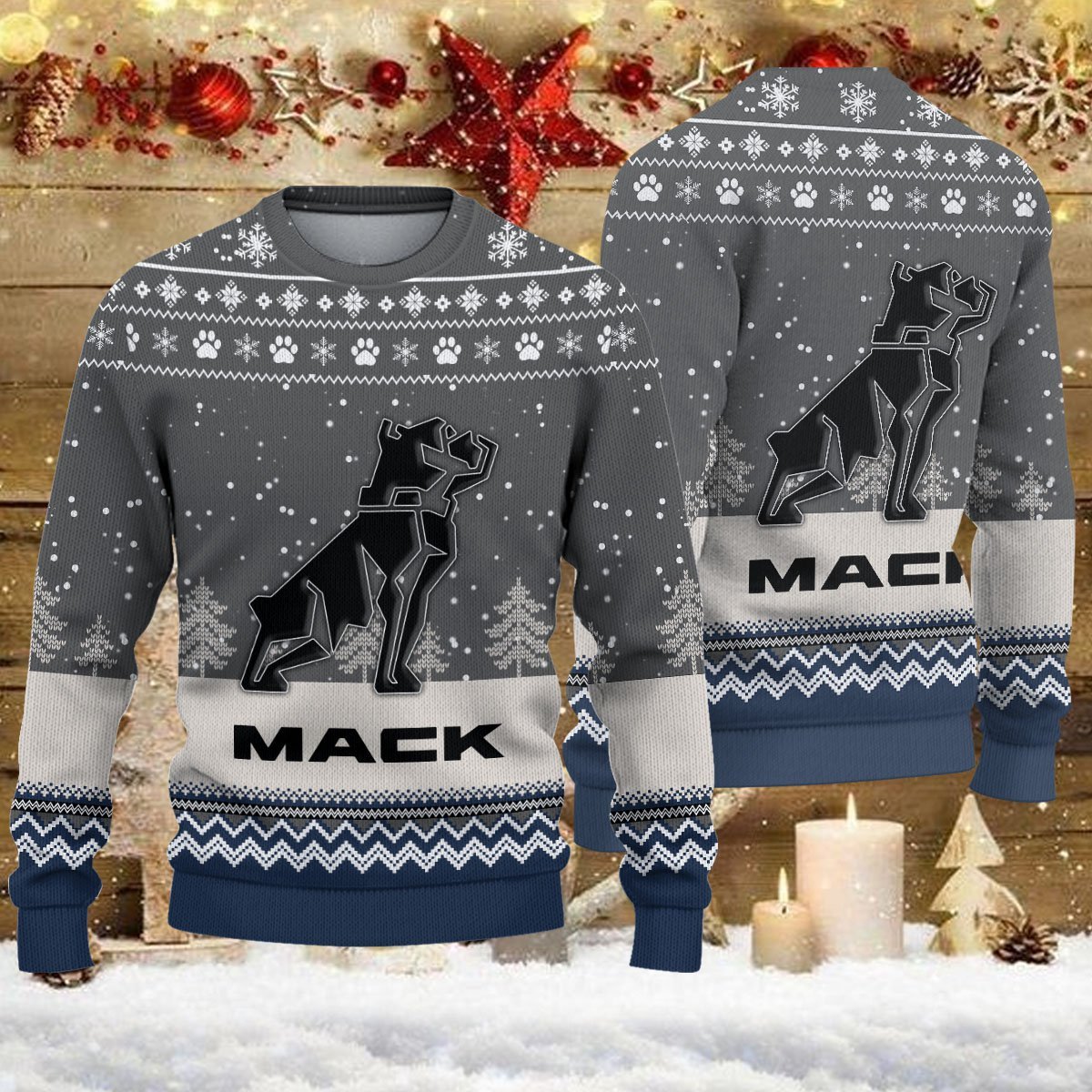Weihnachtspullover Mack - Ugly Christmas Sweater