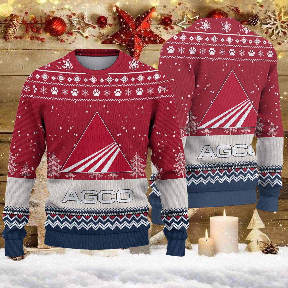 Weihnachtspullover AGCO Allis - Ugly Christmas Sweater
