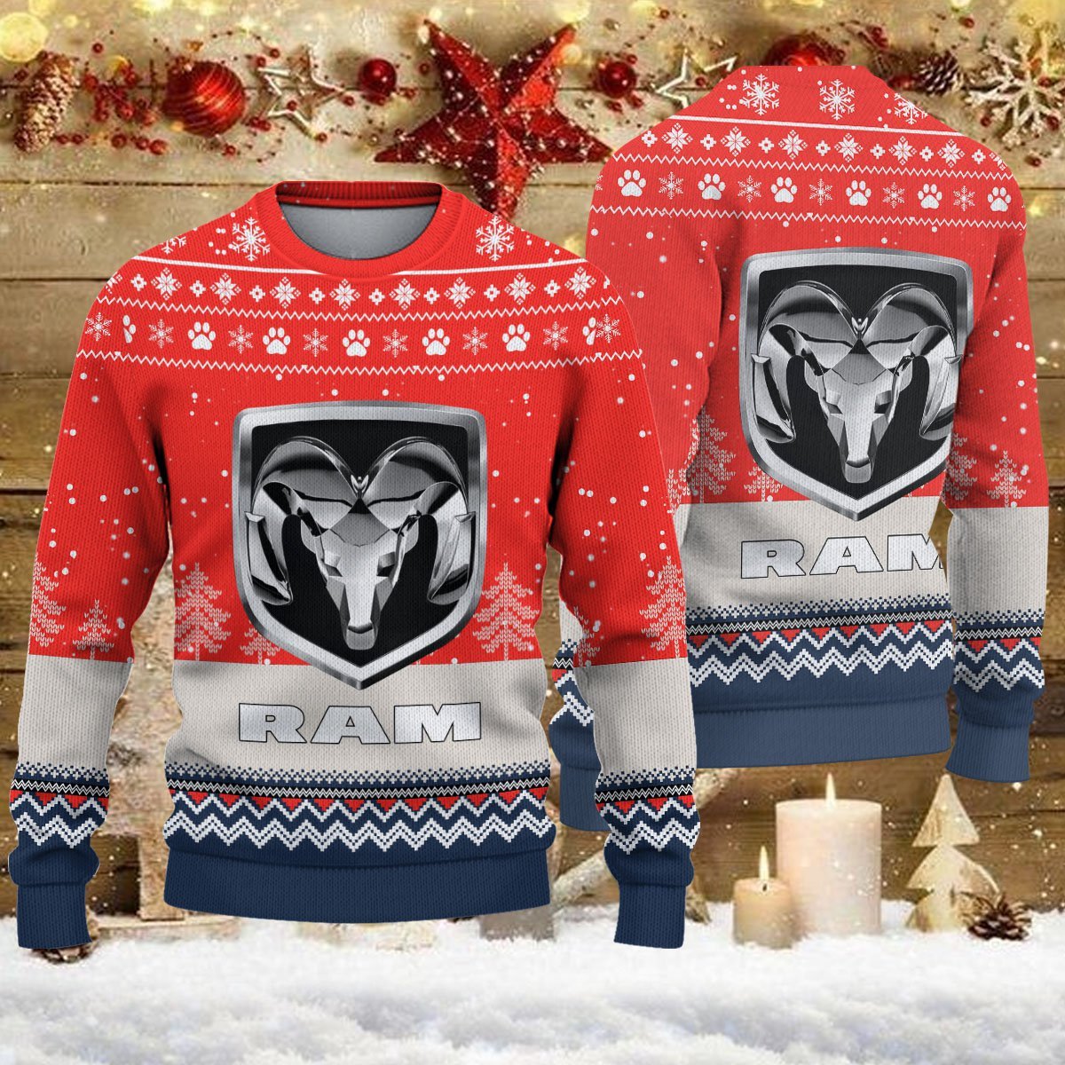 Weihnachtspullover Ram Truck - Ugly Christmas Sweater