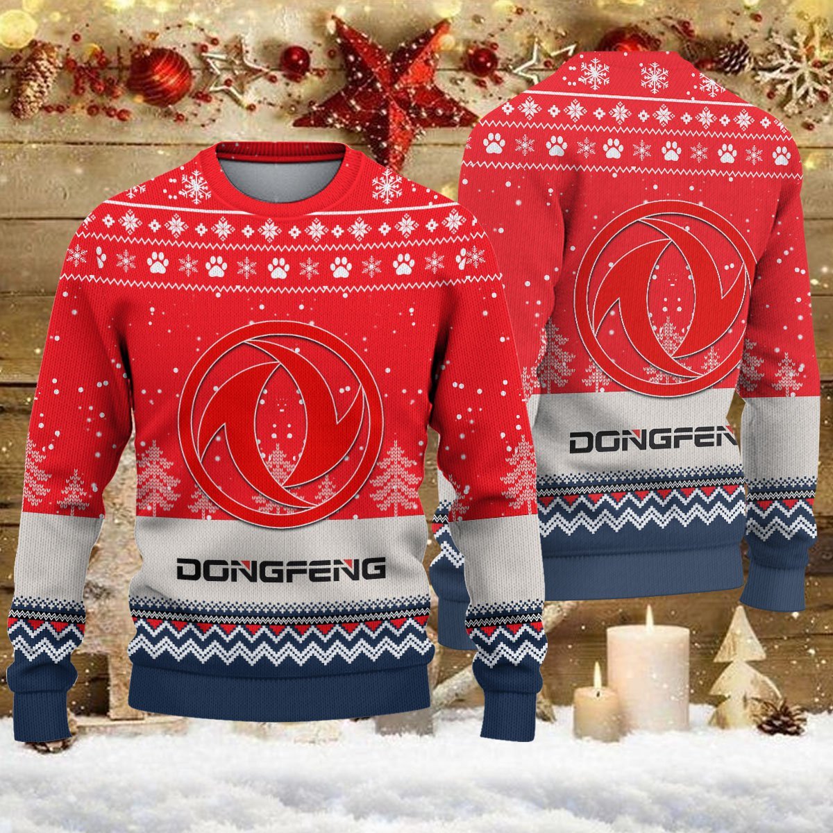 Weihnachtspullover Dongfeng - Ugly Christmas Sweater