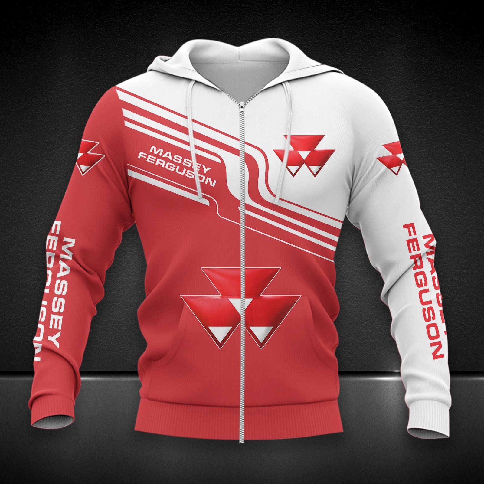 Massey Ferguson Zip Hoodie