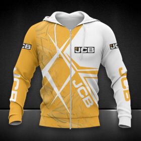 JCB Agricultural Tractors Zip Hoodie