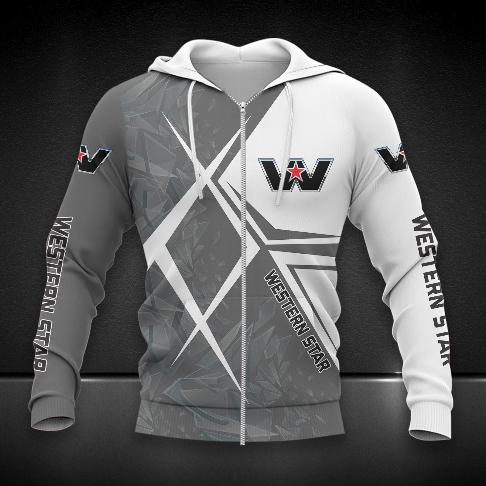Western Star Zip Hoodie