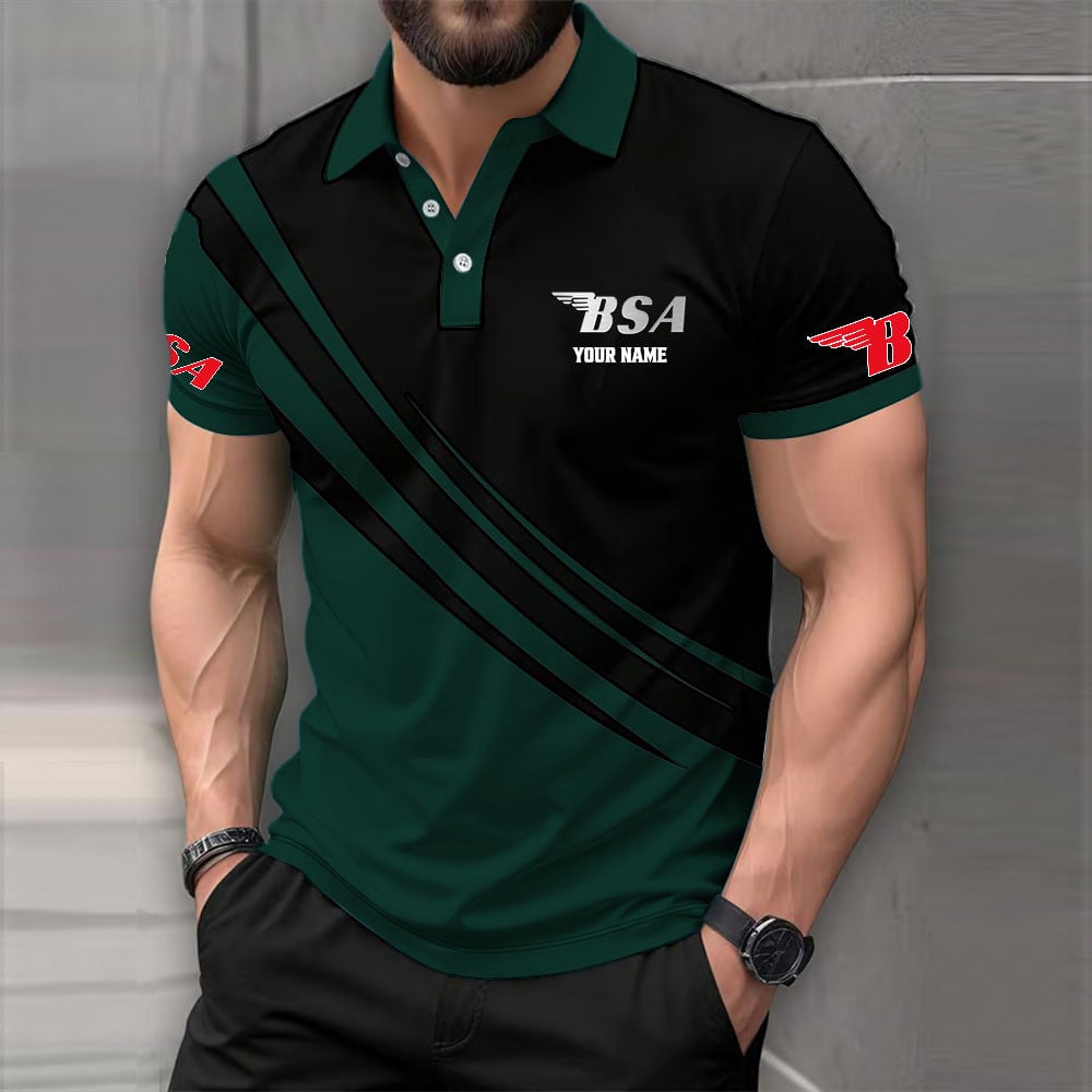 BSA Motorcycles Poloshirt – Bild 3