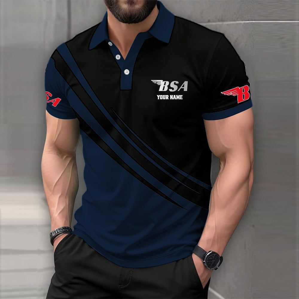 BSA Motorcycles Poloshirt – Bild 8