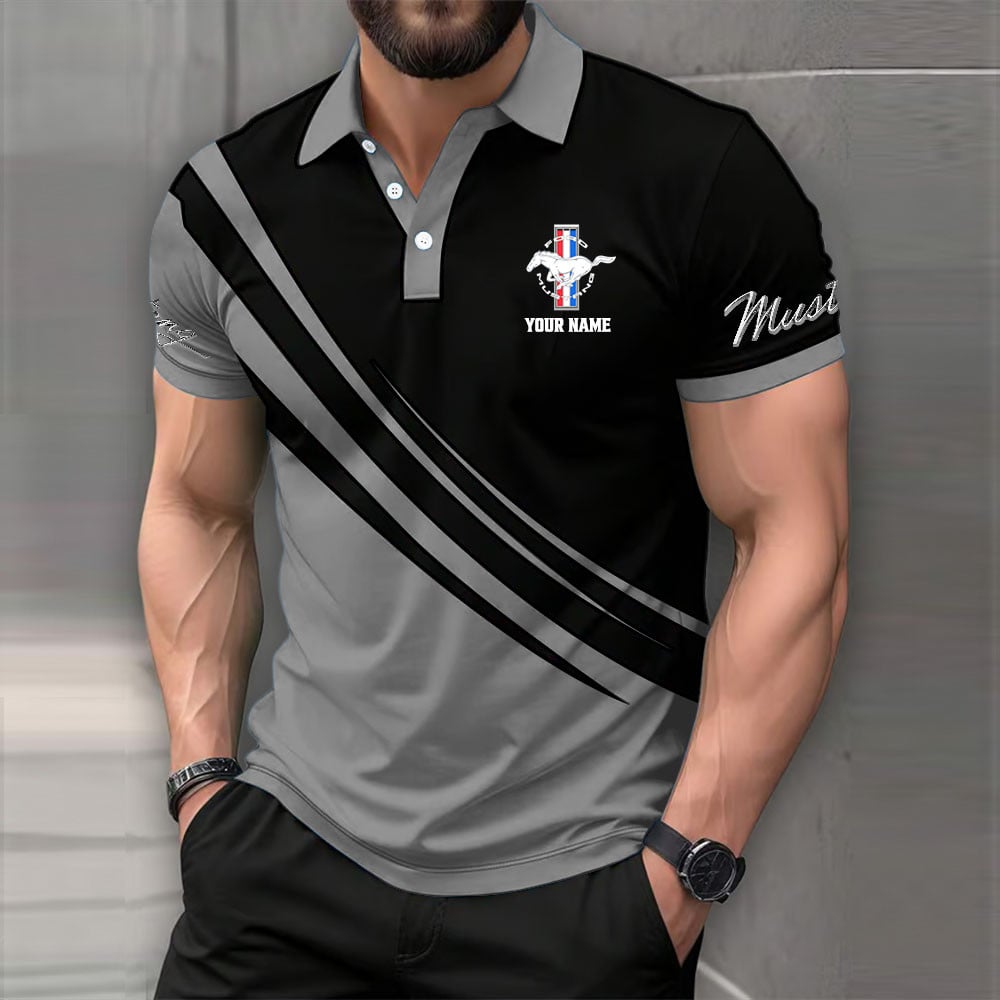 Ford Mustang Poloshirt – Bild 4