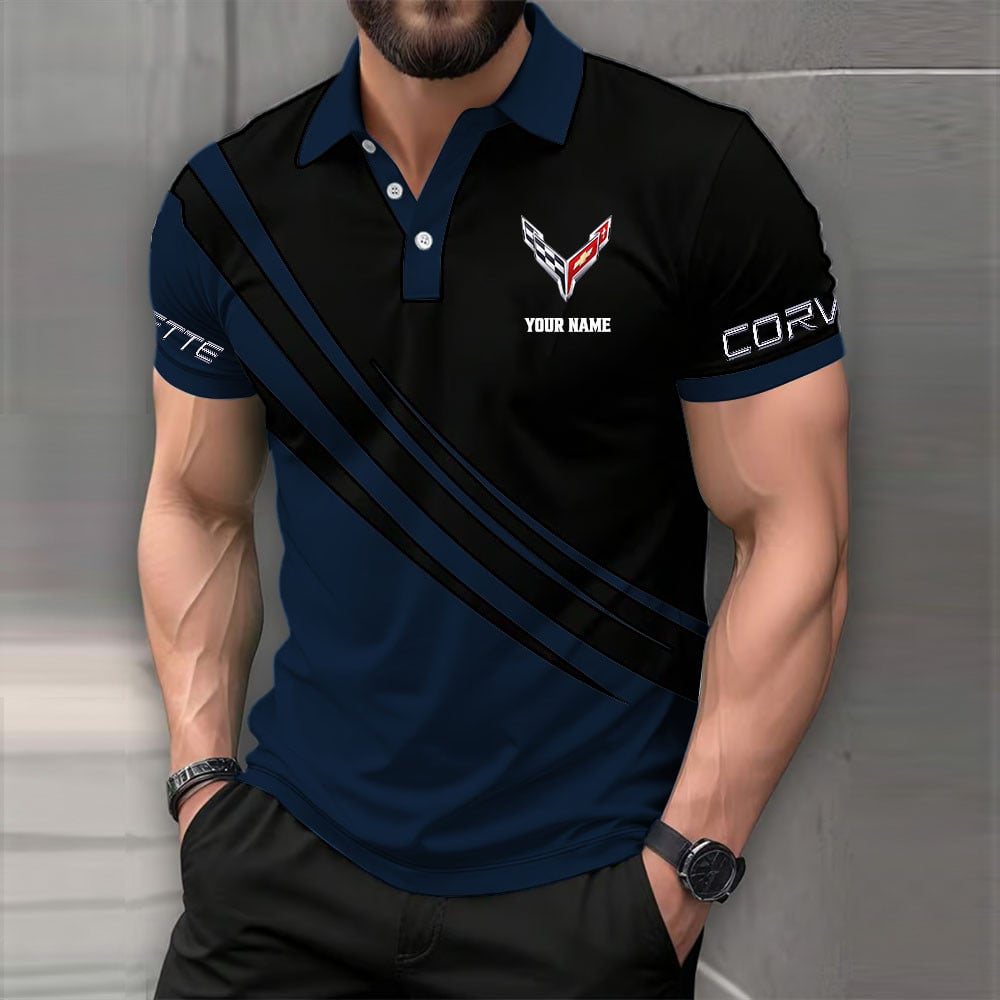 Corvette C8 Poloshirt – Bild 8