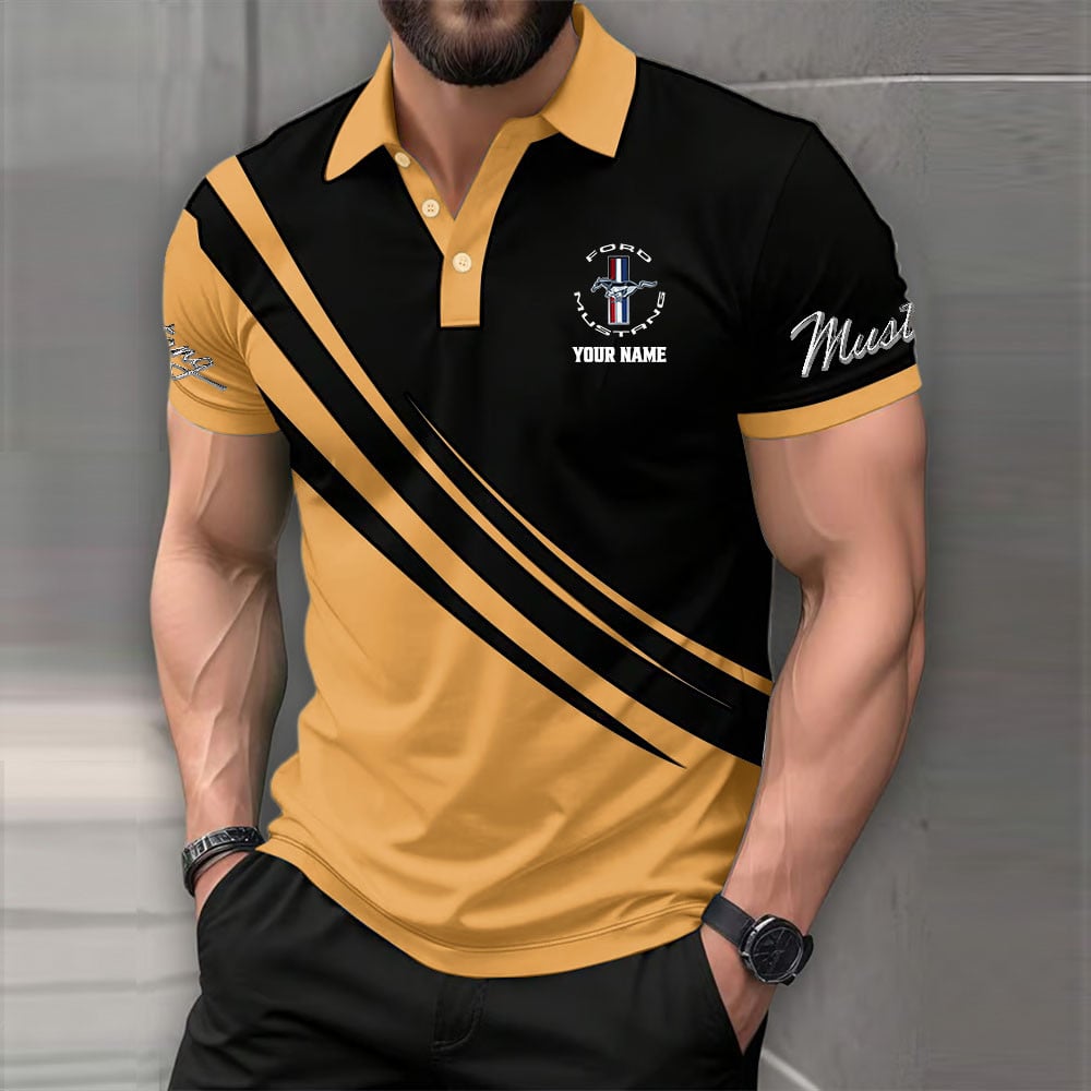 Ford Mustang Poloshirt – Bild 6