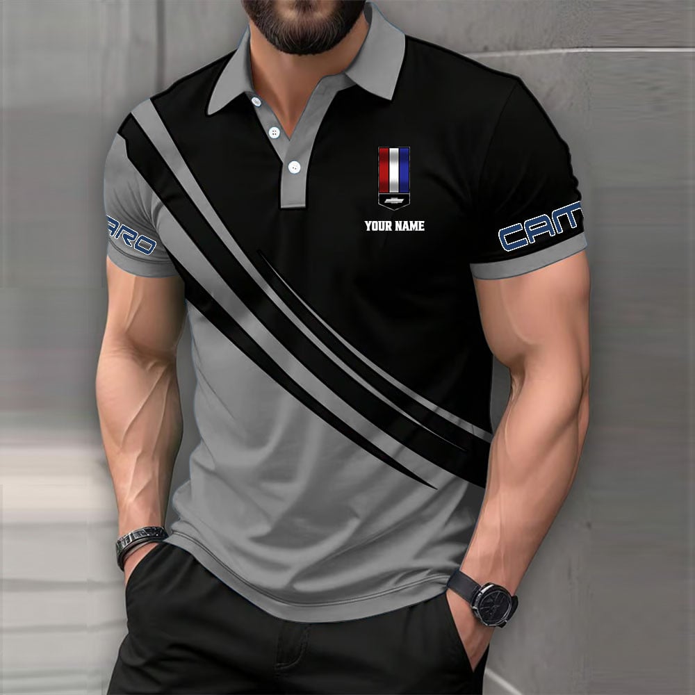 Chevrolet Camaro Poloshirt – Bild 4